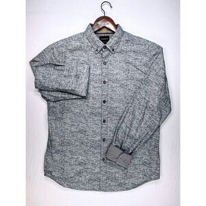 Men's Denim & Flower Ricky‎ Singh Gray Button Down Long Sleeve Shirt